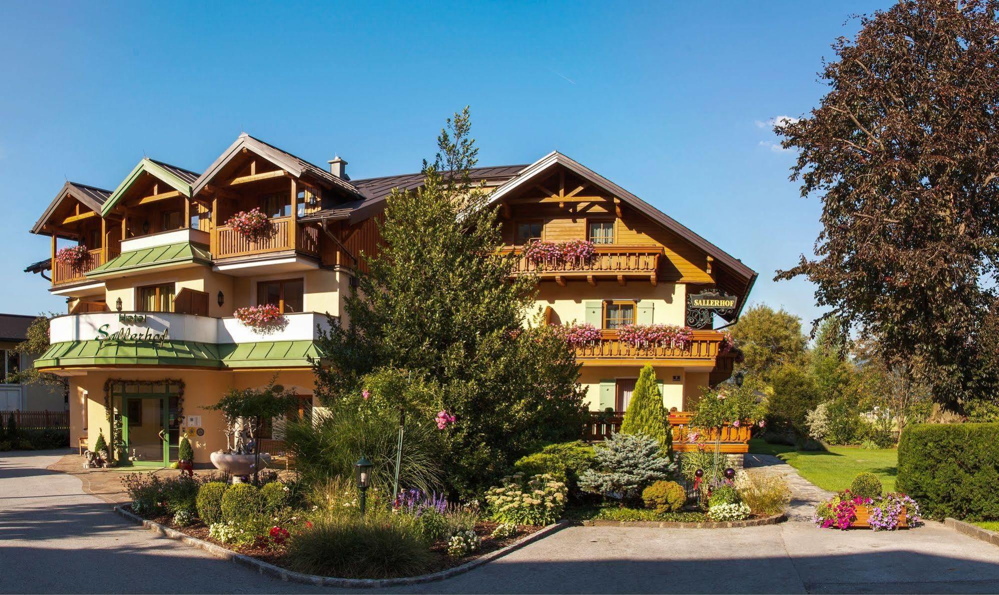 Garten - Hotel Sallerhof Grödig Exterior foto